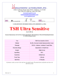 ULTRASENSITIVE THYROID STIMULATING HORMONE (u-TSH)