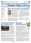 Why a Cancer Center at CentraState?