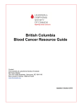 British Columbia Blood Cancer Resource Guide