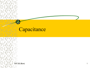 Capacitance - La Salle University