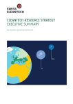 cleantech resource strategy executive summary