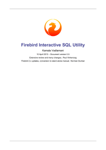 Firebird Interactive SQL Utility