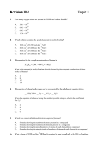 Revision IB2 Topic 1