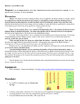 Hooke`s Law Lab