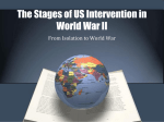 The Stages of US Intervention in World War II