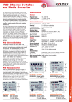 IP20 Ethernet Switches and Media Converter