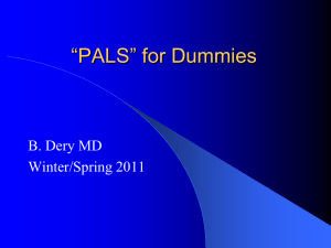 “PALS” for Dummies