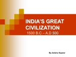 INDIA`S GREAT CIVILIZATION