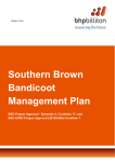 Southern Brown Bandicoot Management Plan