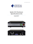 Appendix 1: Comparison Matrix of the Spider-81 Series