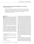 Eruption guidance in the mixed dentition: a case report