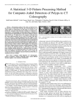 A statistical 3-D pattern processing method for computer