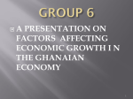 a presentation on factors affecting economic growth in