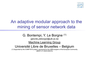 An adaptive modular approach to the mining of sensor