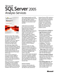 With SQL Server 2005, Analysis Services provides, for the first time