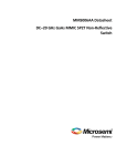 MMS006AA Datasheet DC–20 GHz GaAs MMIC SP2T Non