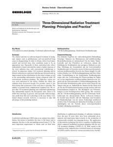 Three-Dimensional Radiation Treatment Planning