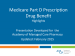 Medicare Part D - 2 - Academy of Managed Care Pharmacy