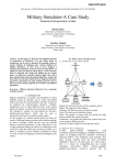 Military Simulator-A Case Study