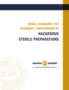 Model Standards for Pharmacy Compounding of
