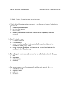 Dental Materials and Radiology Semester 2 Final Exam Study Guide