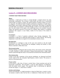 Dermatology_Lecture_4 - Medical