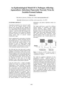 An Epidemiological Model Of A Pathogen Affecting