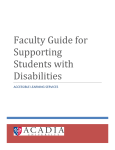 The Complete Guide for Faculty Supporting Students with Disabilities