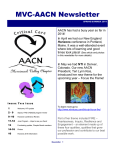 Spring 2014 newsletter - American Association of Critical