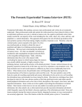 The Forensic Experiential Trauma Interview (FETI)