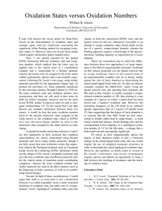 197. States or Numbers  - Department of Chemistry