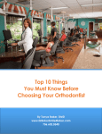 Top 10 Things You Must Know Before Choosing Your Orthodontist