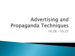 Advertising and Propaganda Techniques