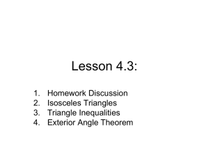 Lesson 4.3 ADV - Advanced Geometry: 2(A)