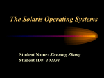 Solaris Operating Systems