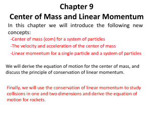 linear momentum