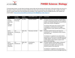 FWISD Science: Biology