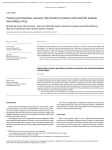 Primary percutaneous coronary intervention in patient with dual left