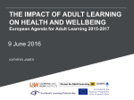 The impact of adult learning on health and wellbeing