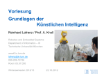 Vorlesung Grundlagen der Künstlichen Intelligenz