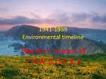 1941-1959 Environmental timeline