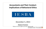 Behavioral Ethics Presentation Dec 2013