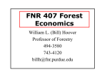 Forest Economics - Purdue Agriculture