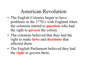 American Revolution - Virginia Beach City Public Schools