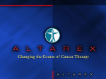 A L T A R E X Partnering Strategy Think globally - corporate