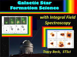 Galactic Star Formation Science with Integral Field