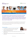 Nursing Tips - NursingCenter.com