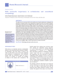 Sella turcica-Its importance in orthodontics and craniofacial