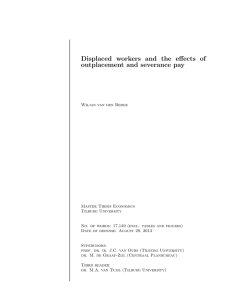 Displaced workers and the effects of outplacement and