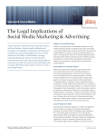 Factsheet The Legal Implications of Social Media Marketing
